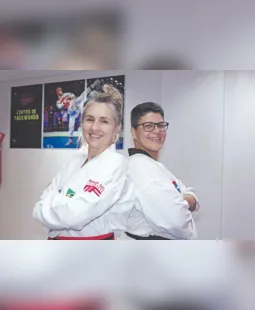 Andiara e Manuela estão à frente do Centro Manuela Feliz, que começou com aulas de taekwondo e hoje tem aulas em diversas atividades