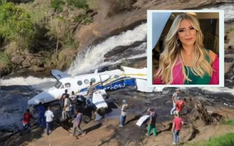 Imagem ilustrativa da imagem Polícia encontra cabo em hélice de avião que caiu com Marília Mendonça