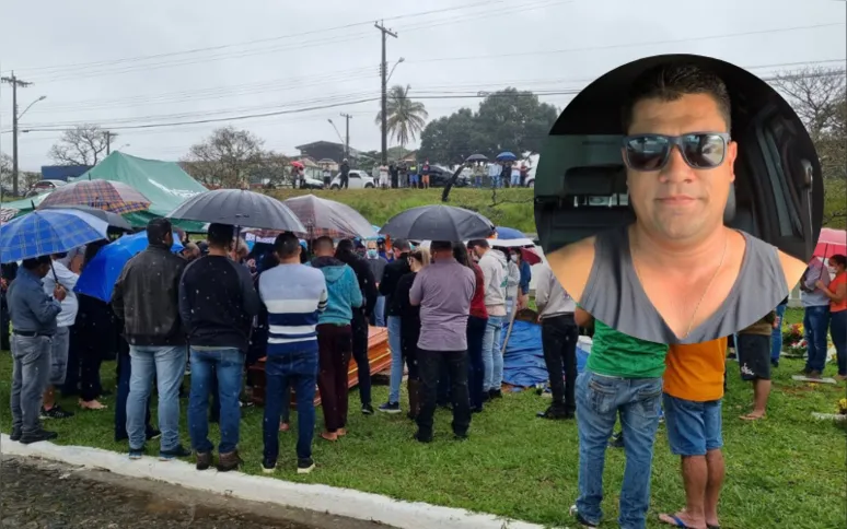 Imagem ilustrativa da imagem Emoção e aplausos em despedida do empresário assassinado em Guarapari