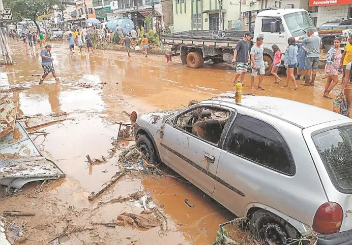 Imagem ilustrativa da imagem Após chuvas, Espírito Santo tem 229 pessoas desalojadas e seis mortos